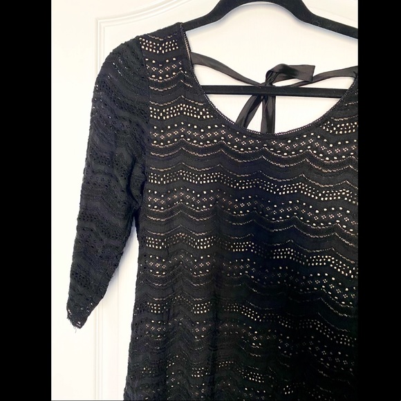 Denim & Supply Crochet dress with ribbon detail - Picture 2 of 4